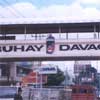 A Cleveland Indians Banner Hanging At the Welcome Center In Davao