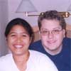 Vangie and Me in the Hotel (Orange Grove) Gotta love 'dem Automatic Cameras!